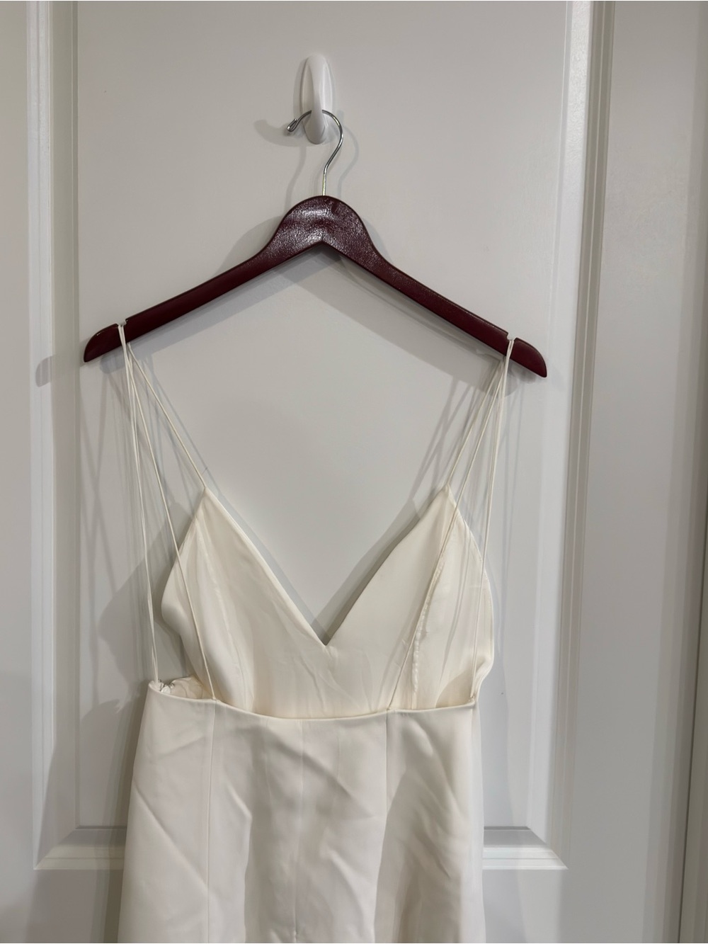 KHAITE Nonya Open Back Maxi Dress in White - Picture 9 of 12